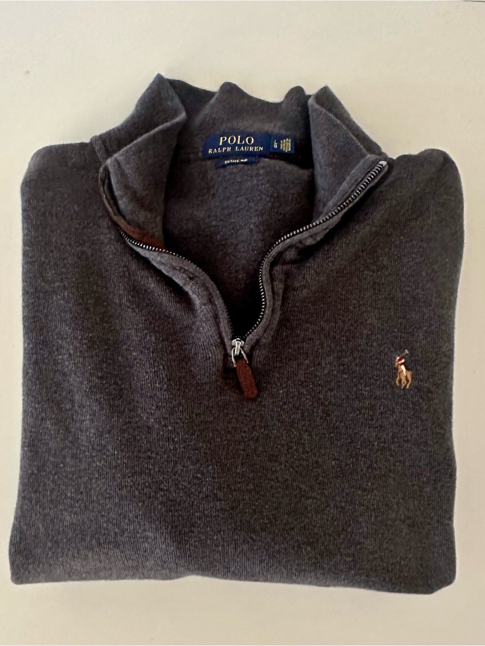 Polo Ralph Lauren Quarter zip sweater men’s Size L
